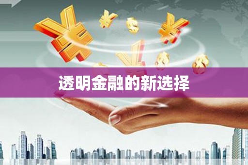 河东透明金融的新选择