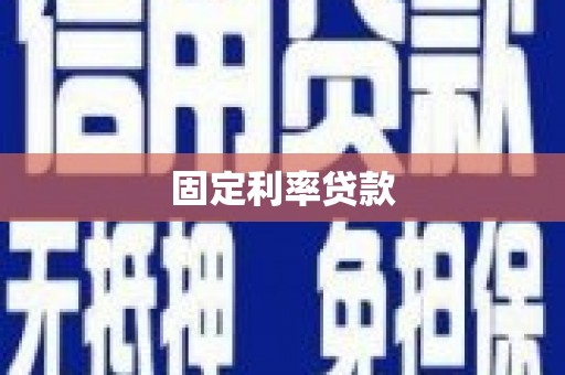 河东固定利率贷款