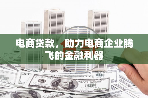 河东电商贷款，助力电商企业腾飞的金融利器