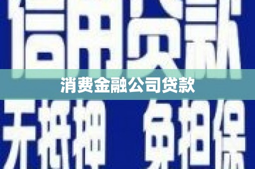 河东消费金融公司贷款