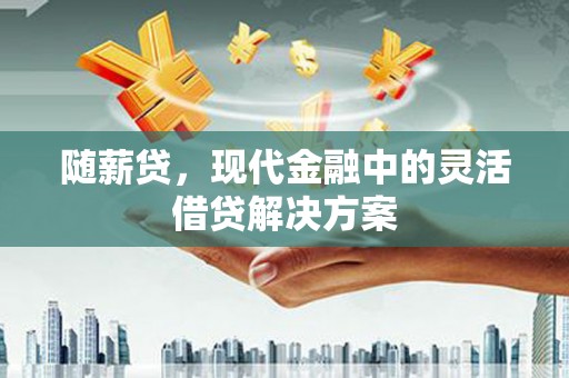 河东随薪贷，现代金融中的灵活借贷解决方案