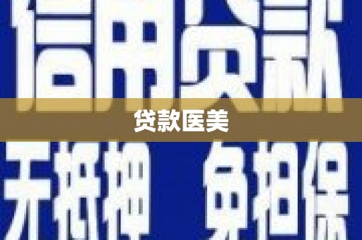 河东贷款医美
