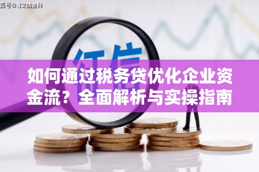 河东如何通过税务贷优化企业资金流？全面解析与实操指南