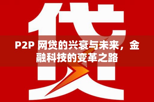 河东P2P 网贷的兴衰与未来，金融科技的变革之路