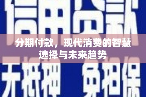 河东分期付款，现代消费的智慧选择与未来趋势