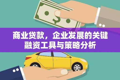 河东商业贷款，企业发展的关键融资工具与策略分析