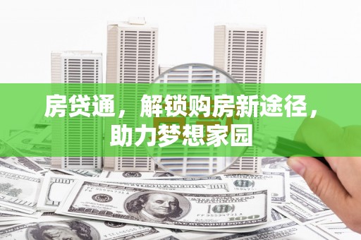 河东房贷通，解锁购房新途径，助力梦想家园