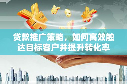 河东贷款推广策略，如何高效触达目标客户并提升转化率