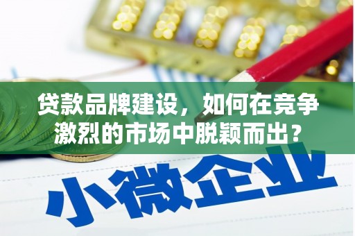 河东贷款品牌建设，如何在竞争激烈的市场中脱颖而出？