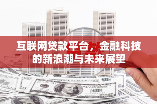 河东互联网贷款平台，金融科技的新浪潮与未来展望