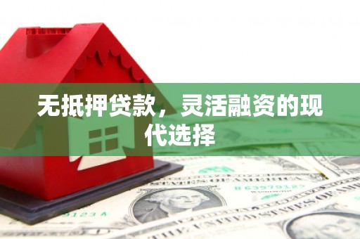 河东无抵押贷款，灵活融资的现代选择
