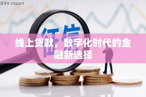 河东线上贷款，数字化时代的金融新选择