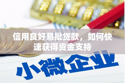 河东信用良好易批贷款，如何快速获得资金支持