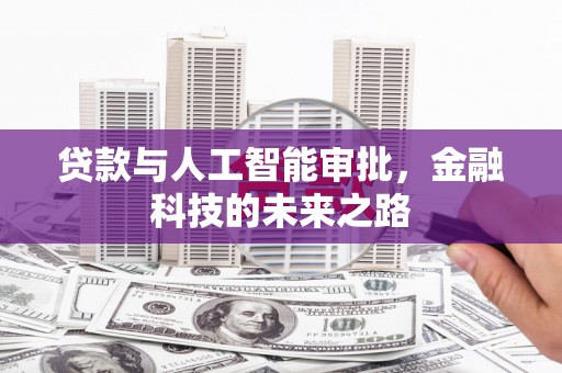 河东贷款与人工智能审批，金融科技的未来之路