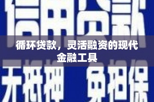 河东循环贷款，灵活融资的现代金融工具