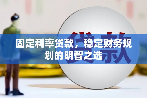 河东固定利率贷款，稳定财务规划的明智之选
