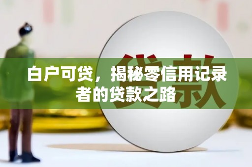 河东白户可贷，揭秘零信用记录者的贷款之路