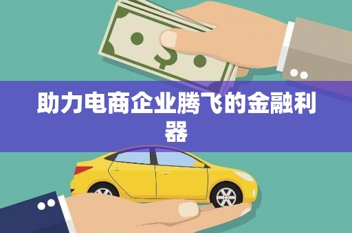河东助力电商企业腾飞的金融利器