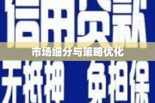 河东市场细分与策略优化