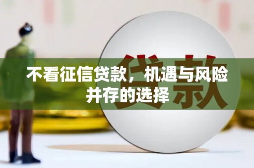 河东不看征信贷款，机遇与风险并存的选择
