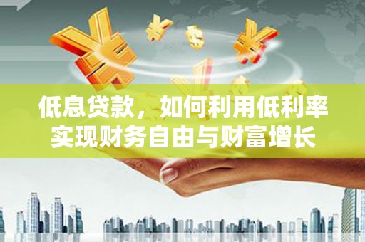 河东低息贷款，如何利用低利率实现财务自由与财富增长
