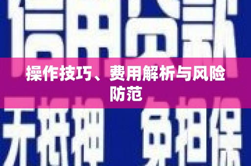 河东操作技巧、费用解析与风险防范