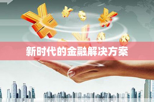 河东新时代的金融解决方案
