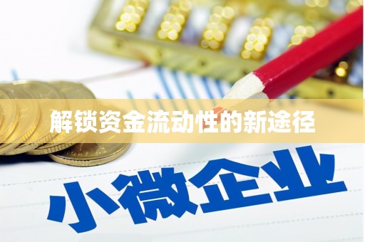 河东解锁资金流动性的新途径