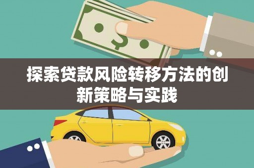 河东探索贷款风险转移方法的创新策略与实践