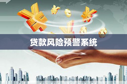 河东贷款风险预警系统